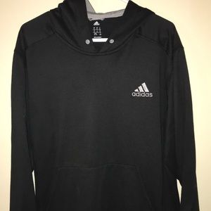 Black Adidas Pull Over Hoodie